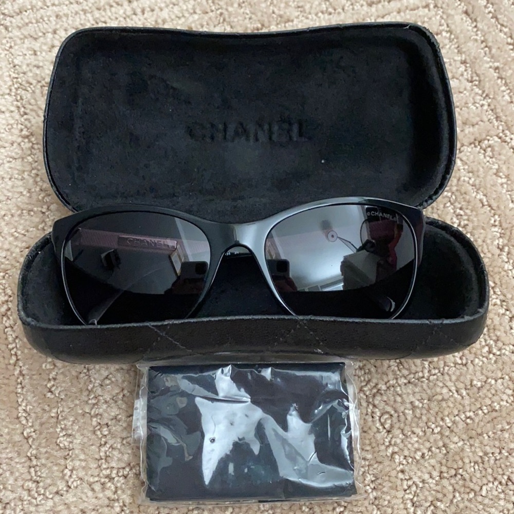 Chanel full set wayfarer gradient lens sunglasses